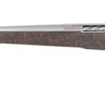 Bolt-action rifle with a long steel barrel and wooden stock.