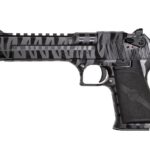 Desert Eagle .44 Magnum pistol with gray camouflage pattern, shown in side profile.