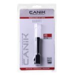 Canik official accessory packaging showing a metal barrel insert for a Mete MC9 pistol in a clear blister pack with branding.