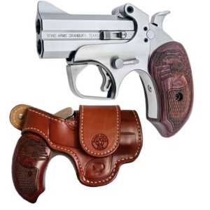 Bond Arms Patriot Handgun .45 LC/.410 2/rd Capacity 3" Barrel Silver with Rosewood Grip