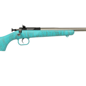 Keystone Crickett "My First Rifle" .22 LR Single Shot 16.1" Barrel Webbed Blue with Gold Webbing