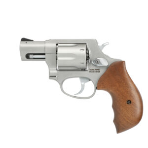 TAURUS 327 Stainless Steel Handgun .327 Fed Mag 6rd Capacity 2" Barrel Stainless Steel Turkish Walnut Grip