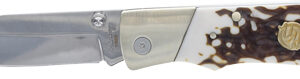 Uncle Henry Next Gen 7UH Folding Knife 3" Clip Point Blade Staglon Clamshell