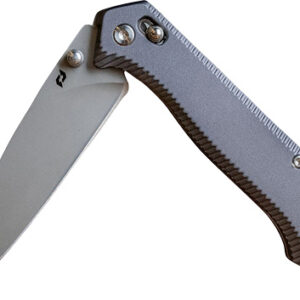 Schrade Turnkey Pivot Folding Knife 3-2/5" Drop Point Blade Grey