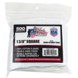 PRO SHOT CLEANING PATCH COTTON