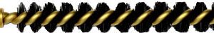 Pro-Shot Nylon Rifle Bore Brush with Brass Core .25 cal/6.5mm