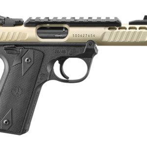 Ruger Mark IV 22/45 Lite Handgun .22 LR 10rd Magazines(2) 5.5" Threaded Barrel Champagne Finish