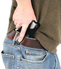 Blackhawk! Inside-the-Pants Holster - Right Hand 3.25-3.75" Barrel Medium/Large Auto