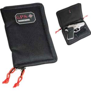 G-Outdoors Medium Pistol Sleeve with Locking Zipper - Black
