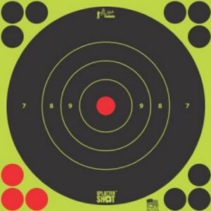 Pro-Shot Splatter Shot 8" Green Bullseye Target 6/ct