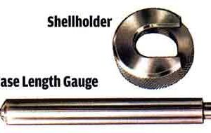 Lee Case Length Gage and Shell Holder .22 Hornet