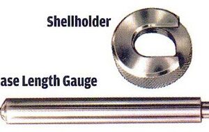 Lee Case Length Gage and Shell Holder .221 Fireball