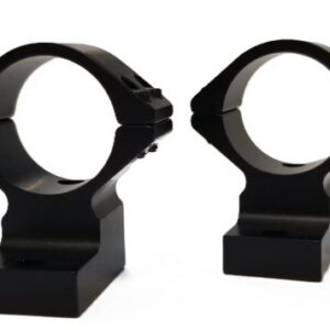 Talley Lightweight Alloy Scope Mounts - Black Anodized - 1" - Medium Knight MK 52 Tikka T3 and Tikka Master