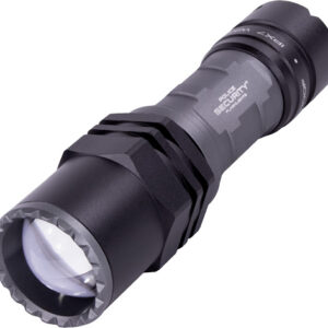 Police Security Flashlights Long Throw 400 Lumens Black