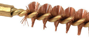 Pro-Shot Benchrest Brass Core/Bronze Bristle Pistol Bore Brush (8/32 Thread) 9mm