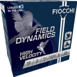 Fiocchi 12ga 3" 1-3/4oz. #6-Shot High Velocity 25/box