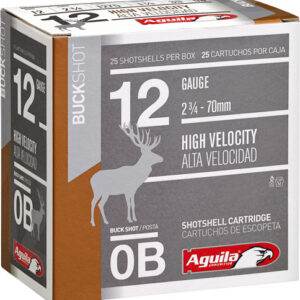 Aguila Field Shotshells 12ga 2-3/4" 1275 fps #0 25/ct