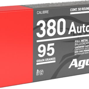 Aguila Handgun Ammunition .380 Auto 95gr FMJ 945 fps 50/ct
