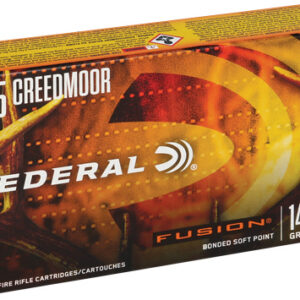 Federal Fusion Rifle Ammunition 6.5 Creedmoor 140 gr. BTSP Fusion 20/ct