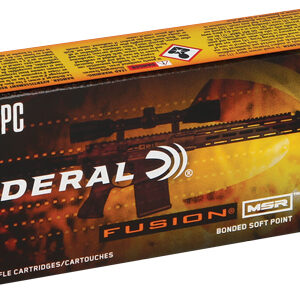 Federal Fusion MSR Rifle Ammunition 6.8mm SPC 115 gr SP 2470 fps 20/ct