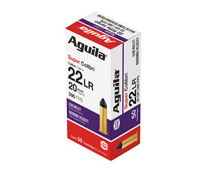 Aguila Super Colibri Rimfire Ammunition .22 CB 20 gr 590 fps 50/ct