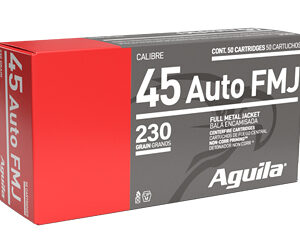 Aguila Handgun Ammunition .45 Auto 230 gr FMJ 830 fps 50/ct