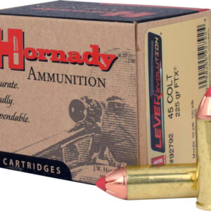 Hornady LEVERevolution Handgun Ammunition .45 Colt 225 gr FTX 960 fps 20/ct