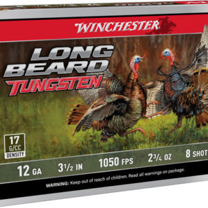 Winchester Long Beard Tungsten Shotshell 12ga 3.5" 2-3/4oz 1100 fps #8 5/ct