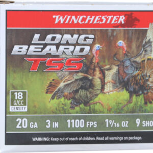 Winchester Long Beard TSS Shotshells 20ga. 3" 1-9/16oz 1100 fps #9 5/ct