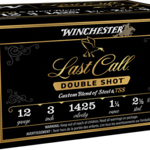 Winchester Last Call Double Shot Shotshells 12 ga 3" 1-1/4 oz 1425 fps #2.5 Shot 25/rd