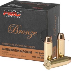 PMC Bronze Handgun Ammunition .44 Mag 240 gr TCSP 1497 fps 25/ct