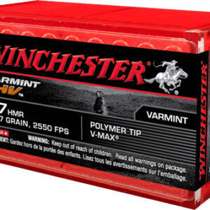 Winchester Varmint HV Rimfire Ammunition .17 HMR 17 gr. PT 2550 fps 50/ct