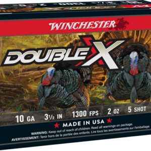 Winchester Double X Turkey Load 10 ga 3-1/2" MAX 2 oz #5 1300 fps 10/ct