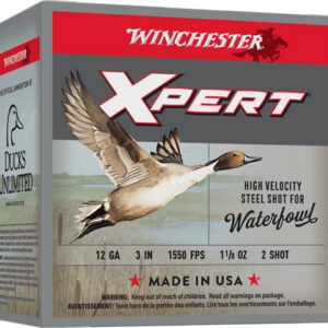 Winchester Xpert High-Velocity Steel Shotshells 12 ga 3" 1-1/8 oz 1550 fps #2 25/ct