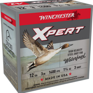 Winchester Xpert High-Velocity Steel Shotshells 12 ga 3" 1-1/4 oz 1400 fps #3 25/ct
