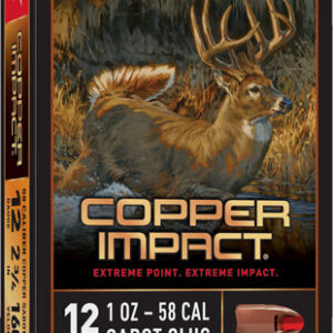 Winchester Copper Impact Shotshells 12 ga 2-3/4" 1 oz 1600 fps Slug 5/ct
