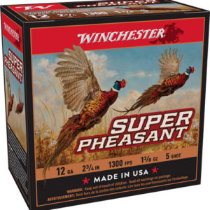 Winchester Super-X Super Pheasant Shotshells 12 ga 2-3/4" 1-3/8 oz 1300 fps #5 25/ct