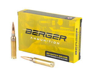 Berger Hybrid Target Rifle Ammunition .300 PRC 215gr OTM 2940 fps 20/ct