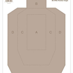 Birchwood Casey Eze-Scorer BC-IPSC Practice Paper Target - 12"x18"10 Pack