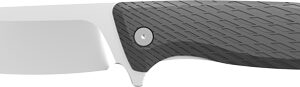 Outdoor Edge Brutus Folding Knife 3-3/10 Modified Sheepsfoot Black