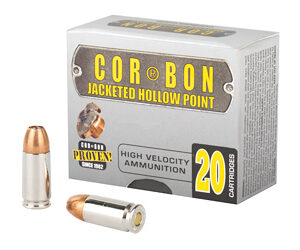Corbon Self-Defense JHP Handgun Ammunition 9mm Luger +p 125 gr JHP 1250 fps 20/box