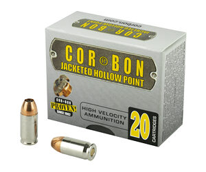 Corbon Self-Defense JHP Handgun Ammunition .380 ACP 90 gr JHP 1050 fps 20/box