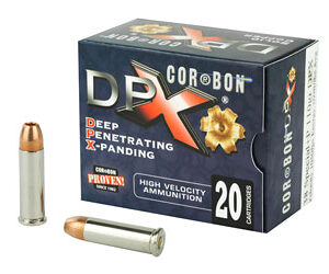 COR-BON Handgun Ammunition .38 Spl (+P) 110 gr DPX 1050 fps 20/box