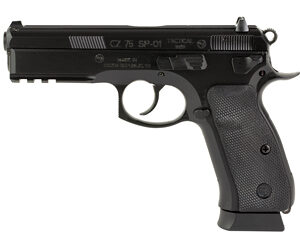 CZ-USA 75 SP-01 Tactical Handgun 9mm Luger 19rd Magazine 4.6" Barrel Black Ambi Decocker