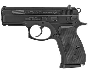 CZ USA P-01 Compact Handgun 9mm Luger 15rd Magazine 3.75" Barrel Black