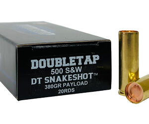 Double Tap DT Snake Shot Handgun Ammunition .500 S&W 380gr #9 Shot 1000 fps 20/ct