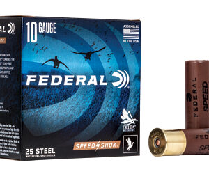 FEDERAL SPEED-SHOK HIGH VELOCITY STEEL 10GA 3-1/2" 1-1/2OZ 2 AMMO 25RD