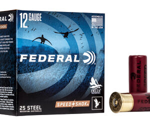 Federal Speed-Shok High Velocity Steel Shotshells 12ga 2-3/4" 1-1/8oz 1500 fps #4 Shot 25/ct
