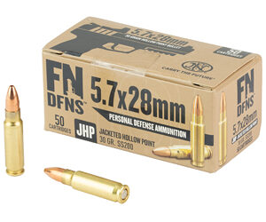 FN USA DFNS SS200 Personal Defense Ammunition 5.7x28mm 30gr JHP 1894 fps 50/ct