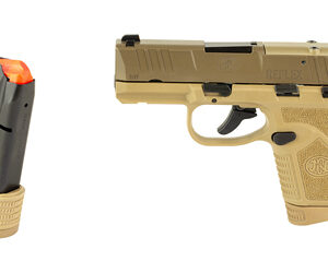 FN Reflex MRD Manual Safety Handgun 9mm Luger 11(1)&15(1)rd Magazines 3.3" Barrel FDE